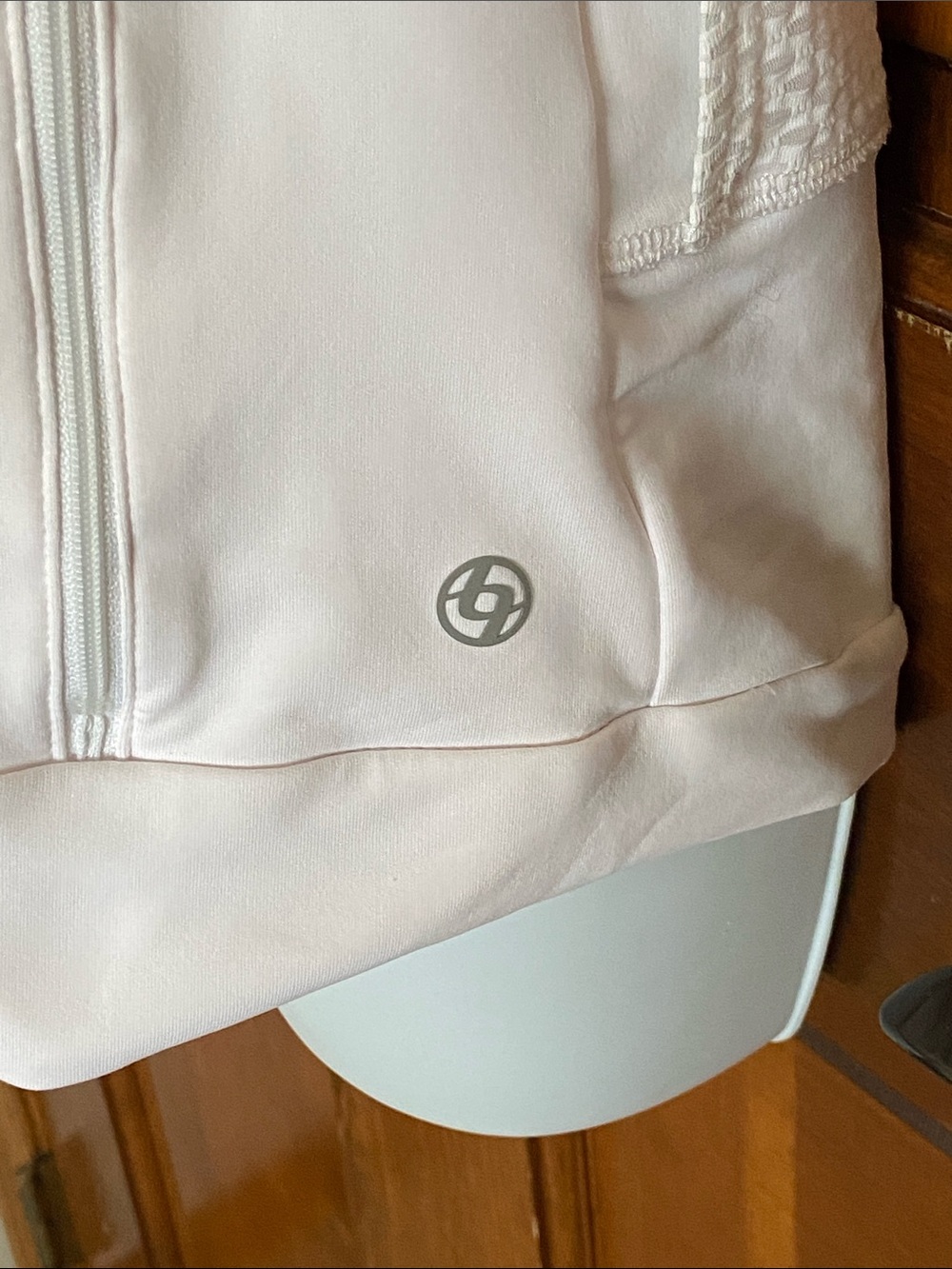 LIJA off white full zip athletic performance jacket golf tennis gym Size Medium - Picture 5 of 10